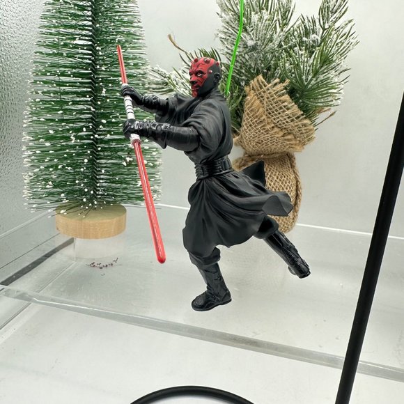 Hallmark Keepsake Ornament Star Wars Darth Maul Figurine Christmas Holiday 2000 - Picture 9 of 9